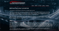 Desktop Screenshot of mournefreightservices.com
